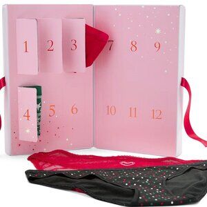 Victoria's Secret 12-Pack Bikini Panties Holiday Advent Calendar Medium NEW